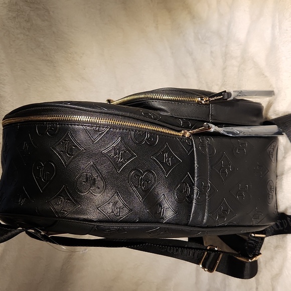 Black Embossed Backpack - Picture 3 of 3